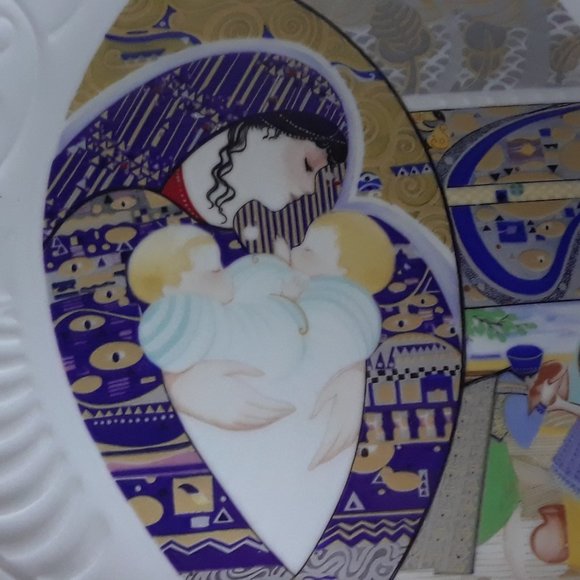 Vintage 1986 Edwin Knowles Rebekah Bible Mothers Collector's Plate - Picture 5 of 9